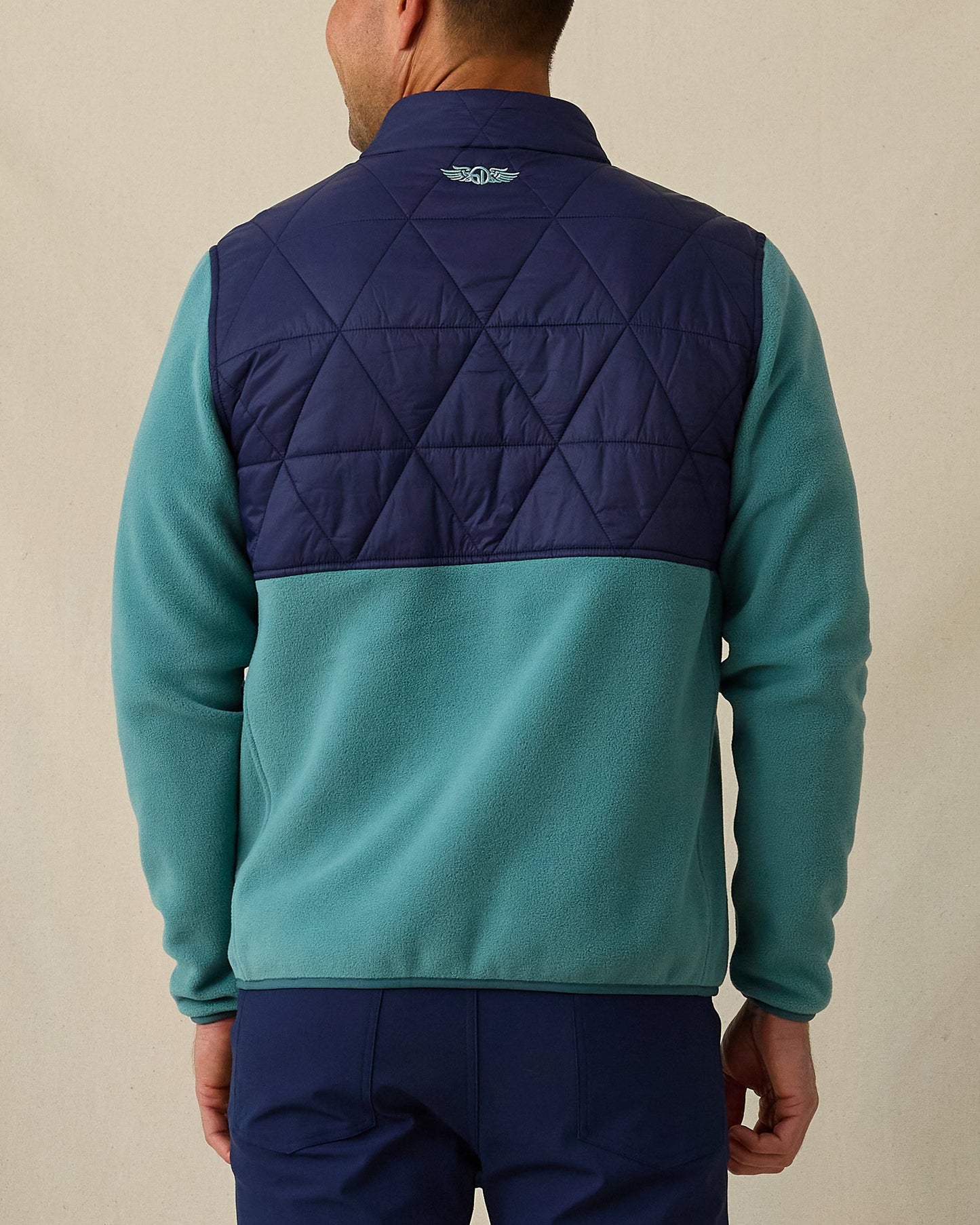 Straight Down Okemo Hybrid Fleece Jacket - Sage