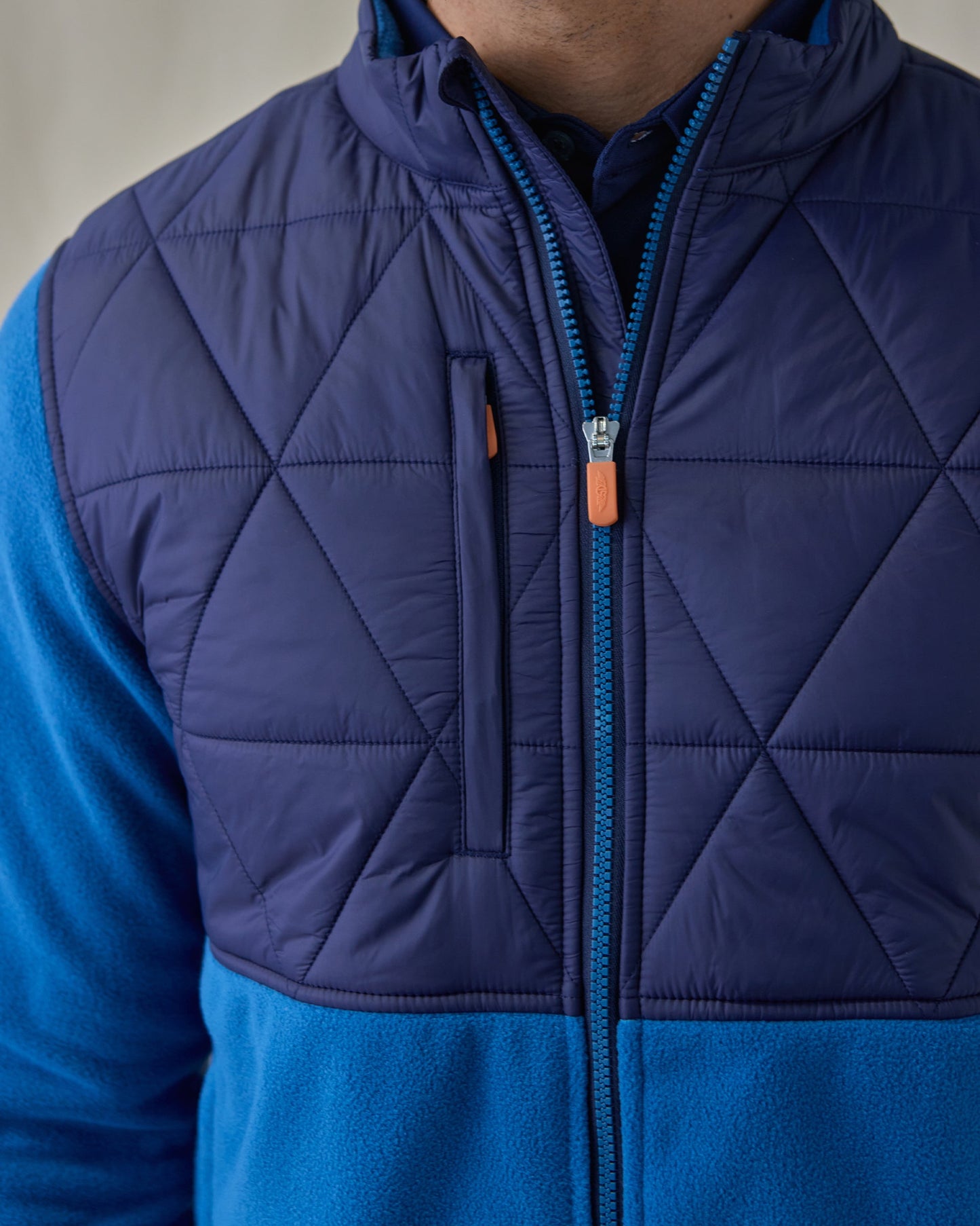Straight Down Okemo Hybrid Fleece Jacket - Bering