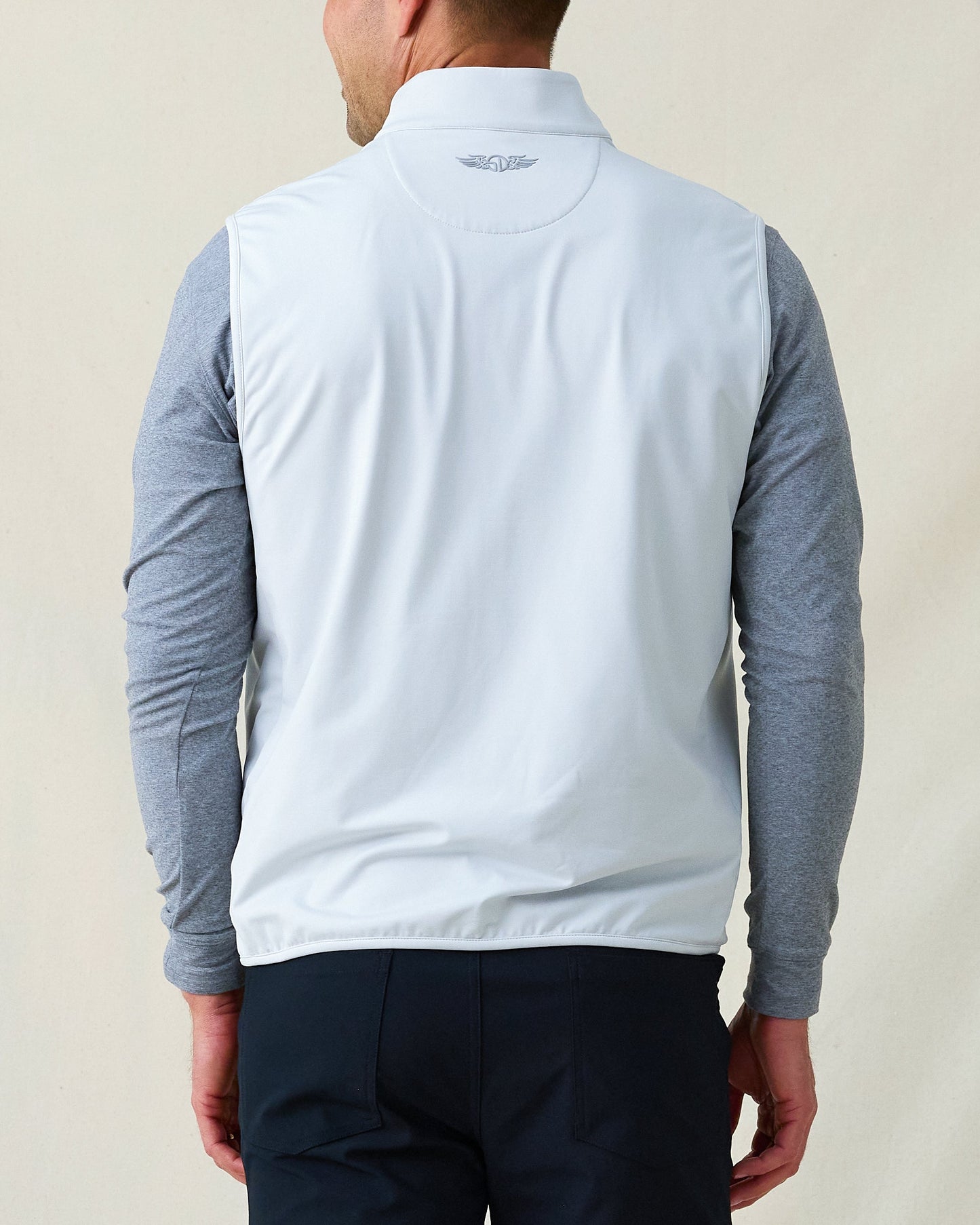 Straight Down Delta 2.0 Quilted Hybrid Vest - Silver