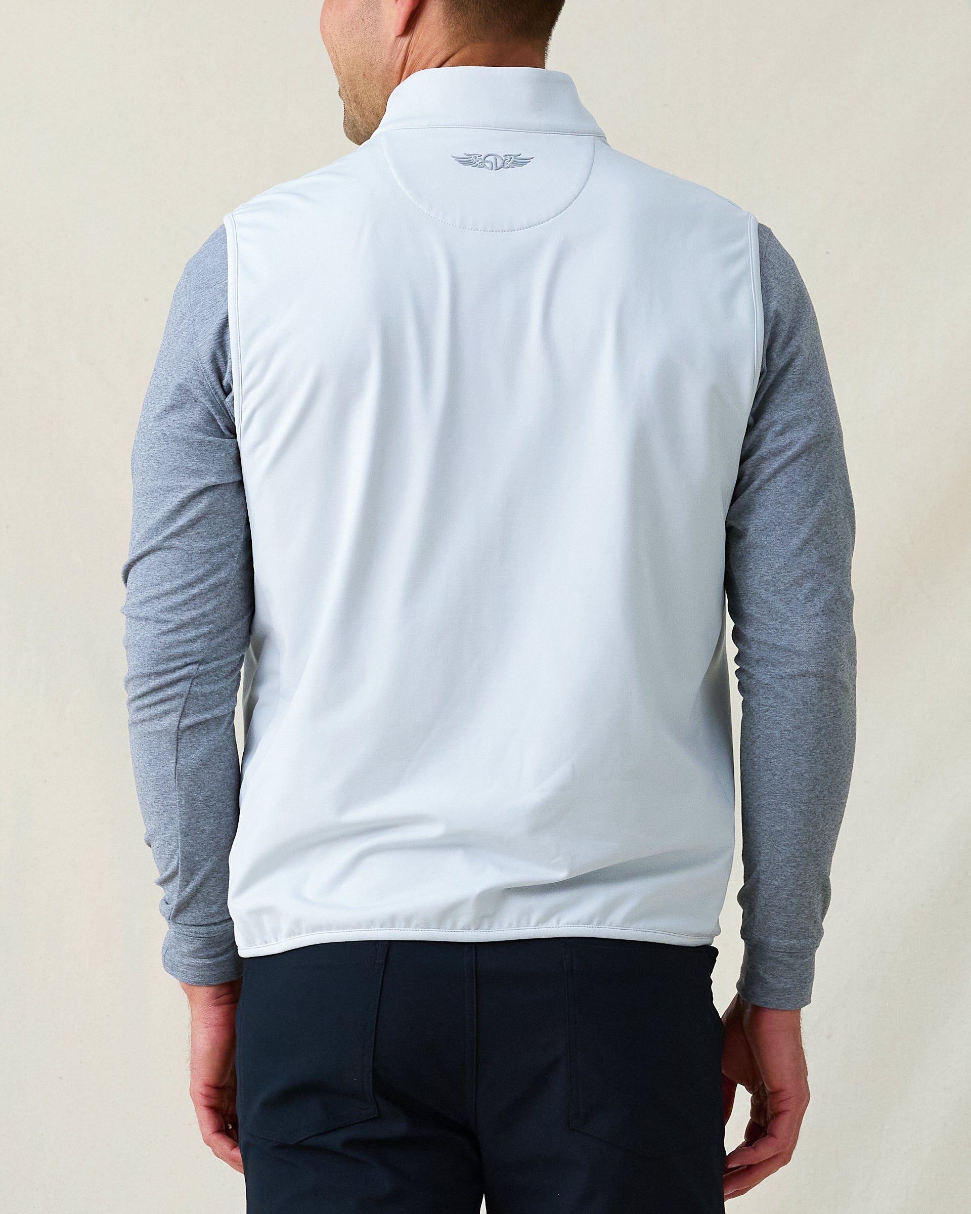 Straight Down Delta 2.0 Quilted Hybrid Vest - Silver