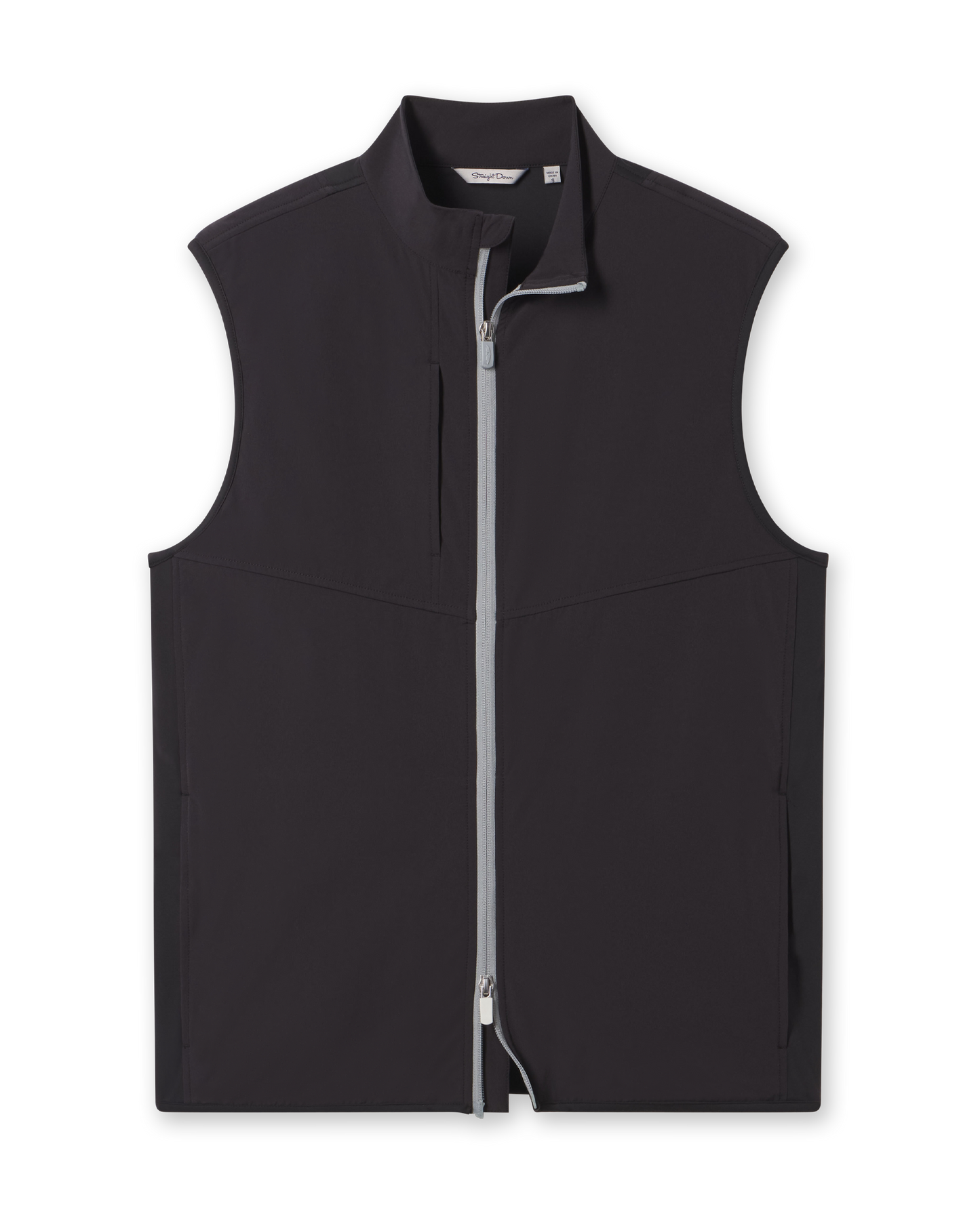 Straight Down Zephyr Hybrid Vest - Black