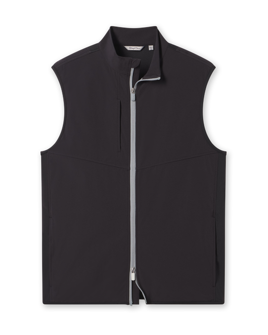 Straight Down Zephyr Hybrid Vest - Black