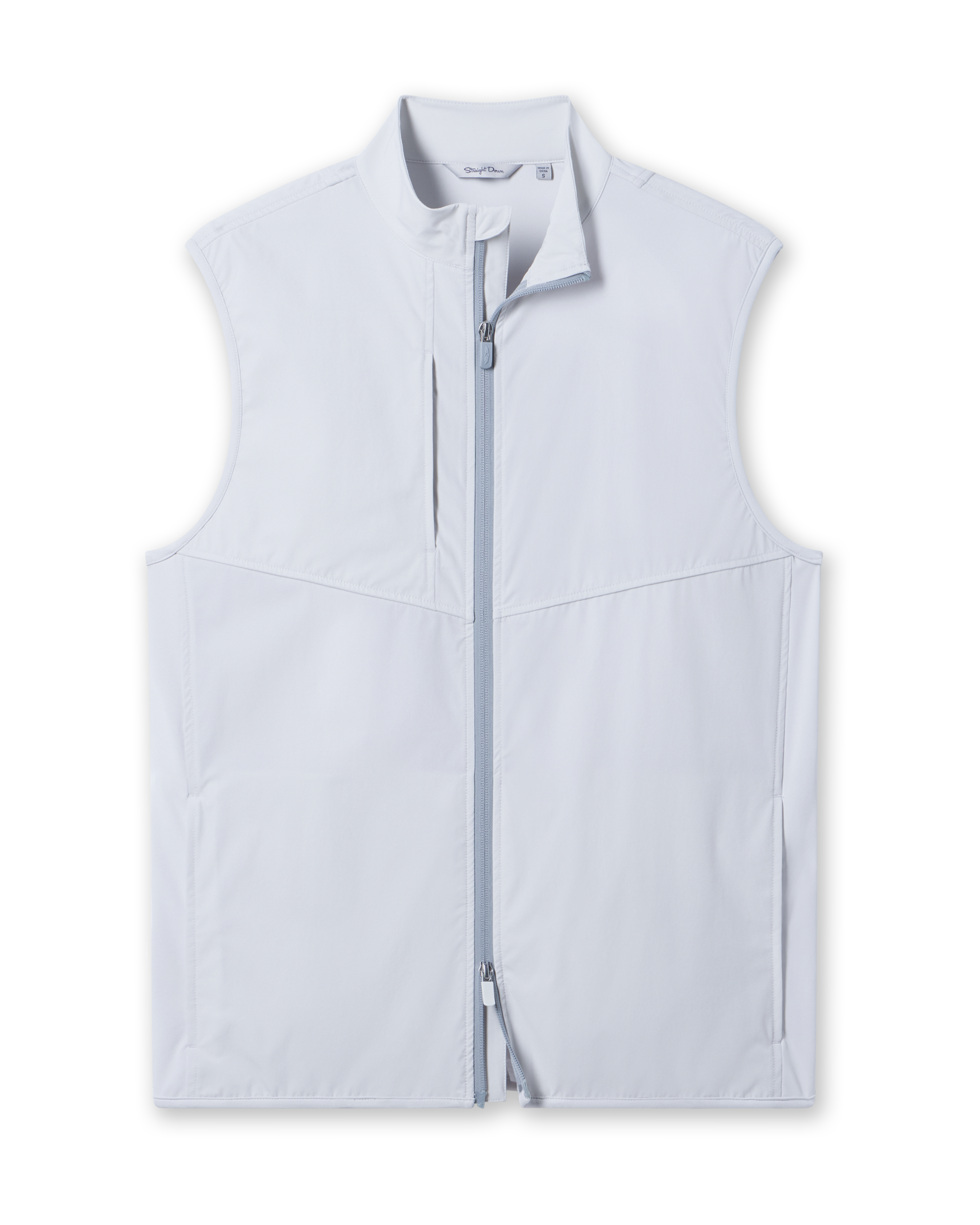 Straight Down Zephyr Hybrid Vest - Silver