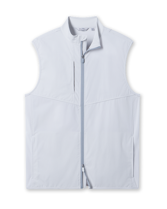 Straight Down Zephyr Hybrid Vest - Silver