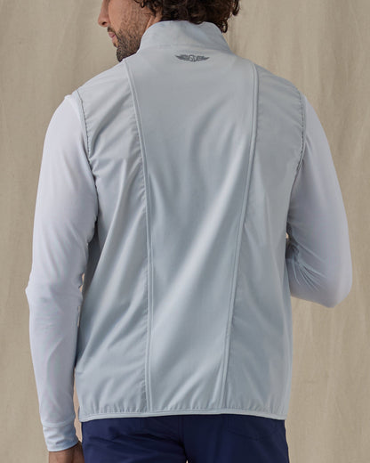 Straight Down Zephyr Hybrid Vest - Silver