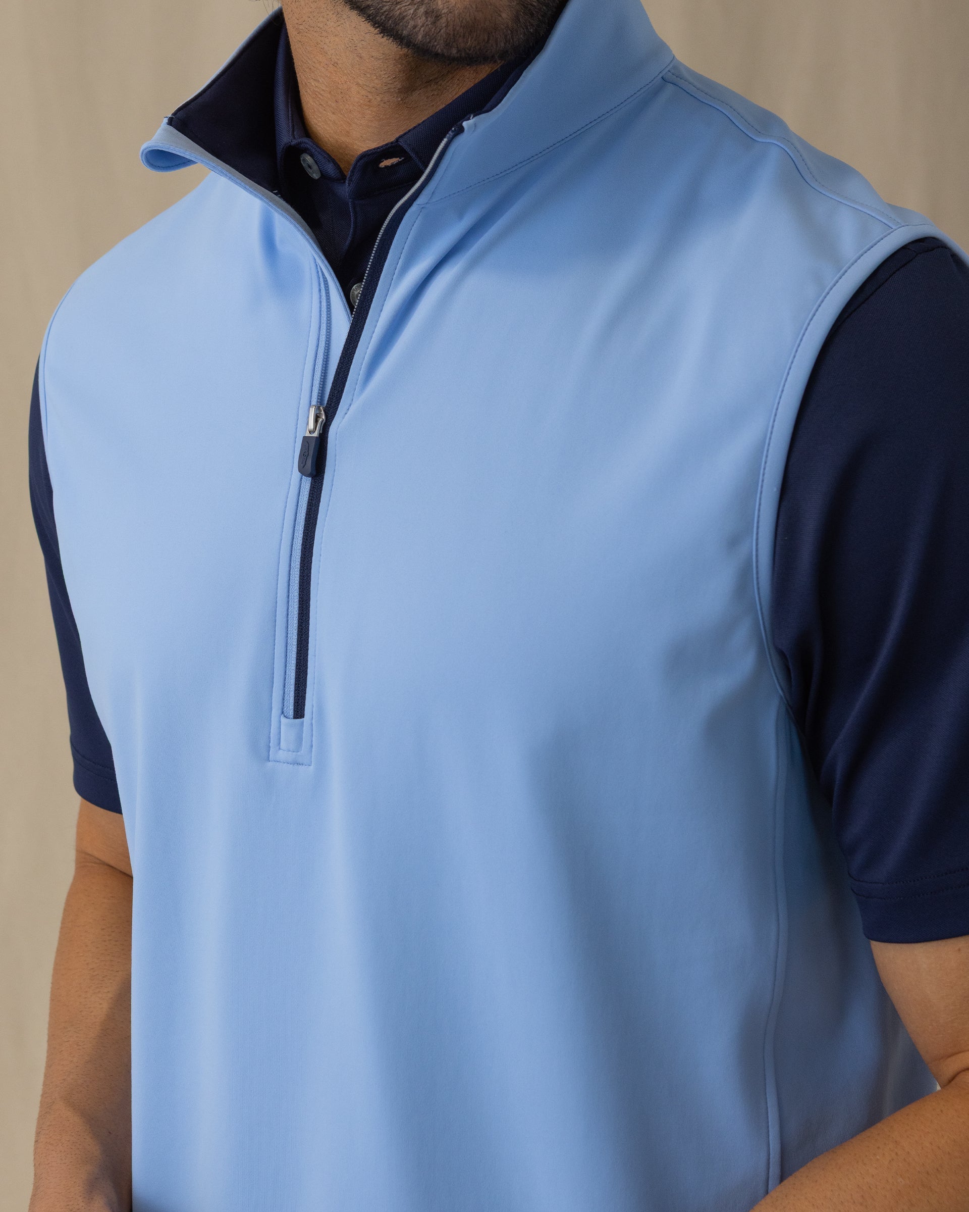 Straight Down Carson Vest - Carolina