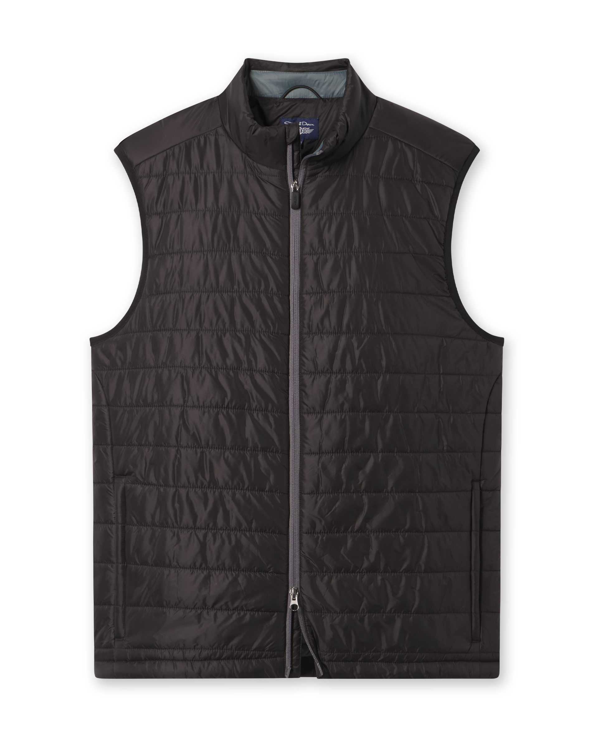 Straight Down Sierra Quilted Vest - Black
