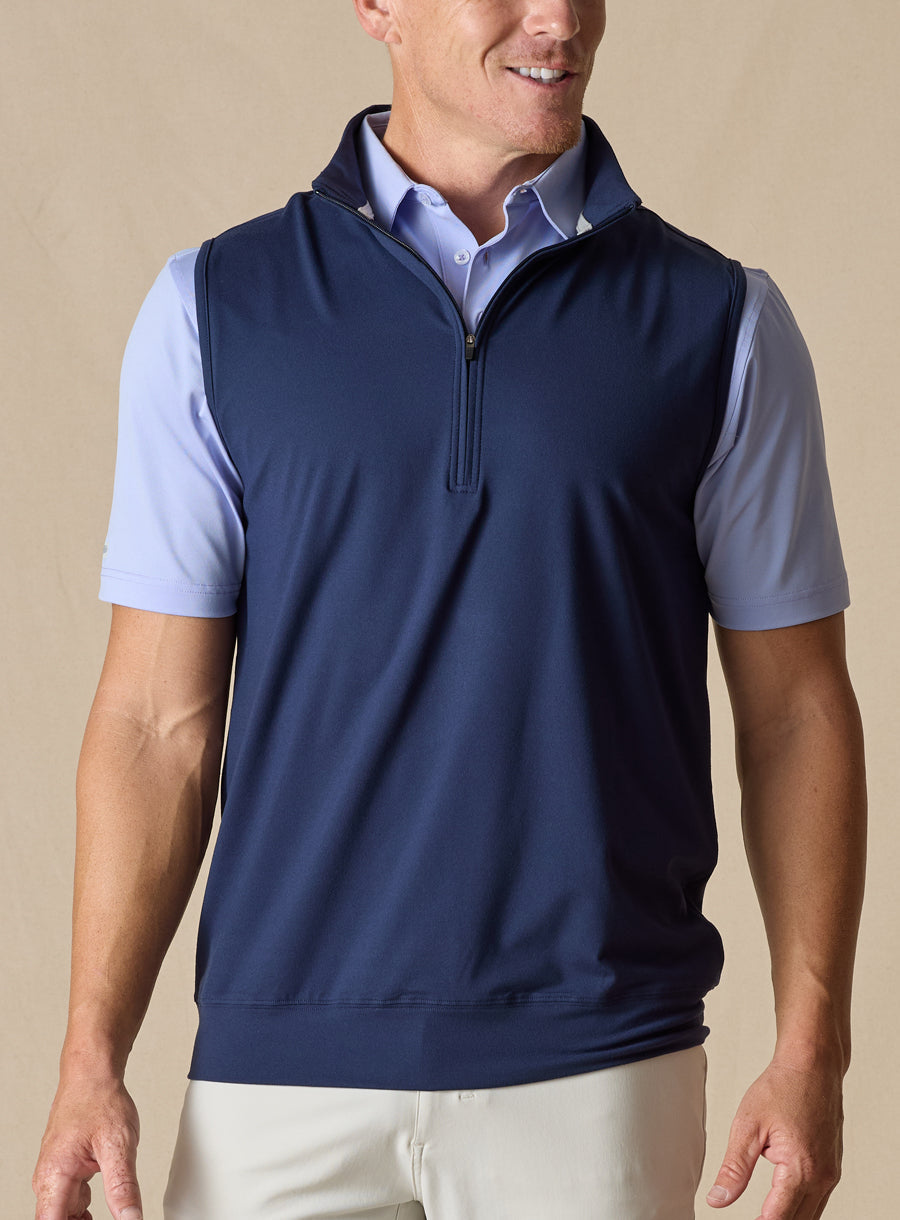 Straight Down Cypress Vest - Indigo