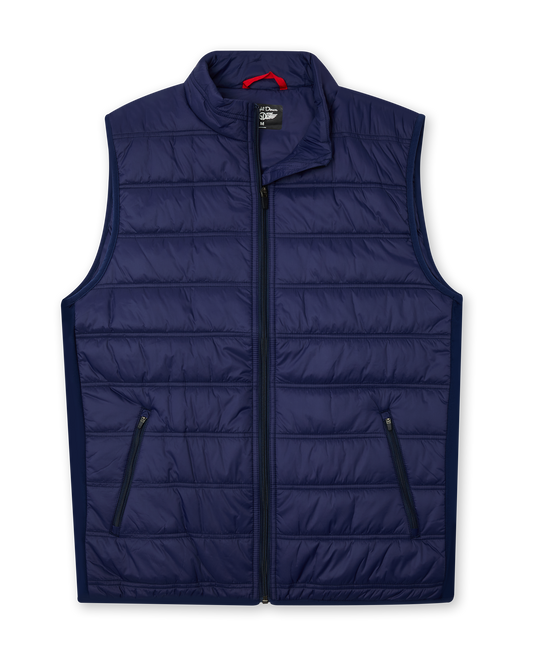 Straight Down Delta Vest - Indigo