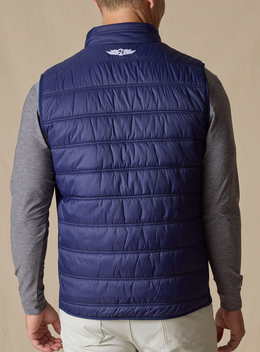 Straight Down Delta Vest - Indigo
