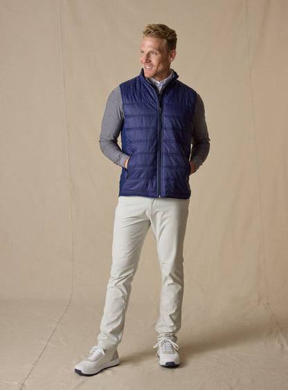 Straight Down Delta Vest - Indigo