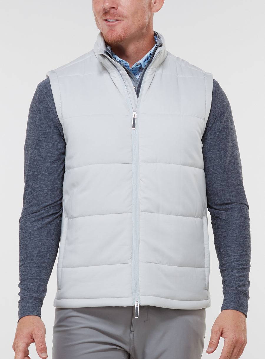 Straight Down Canyon Vest - Silver