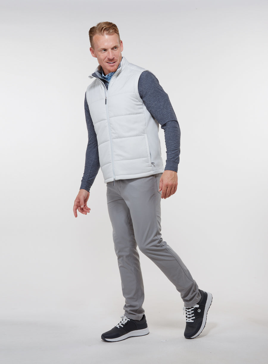 Straight Down Canyon Vest - Silver