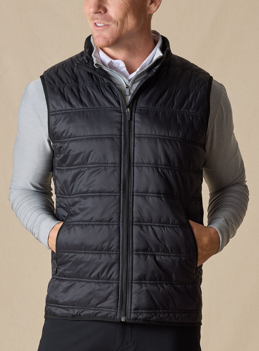 Straight Down Delta Vest - Black