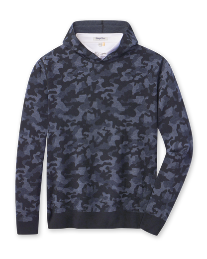 Straight Down Hickam Reversible Sweater Hoodie - New Indigo