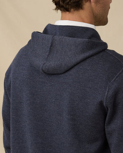 Straight Down Hickam Reversible Sweater Hoodie - Charcoal