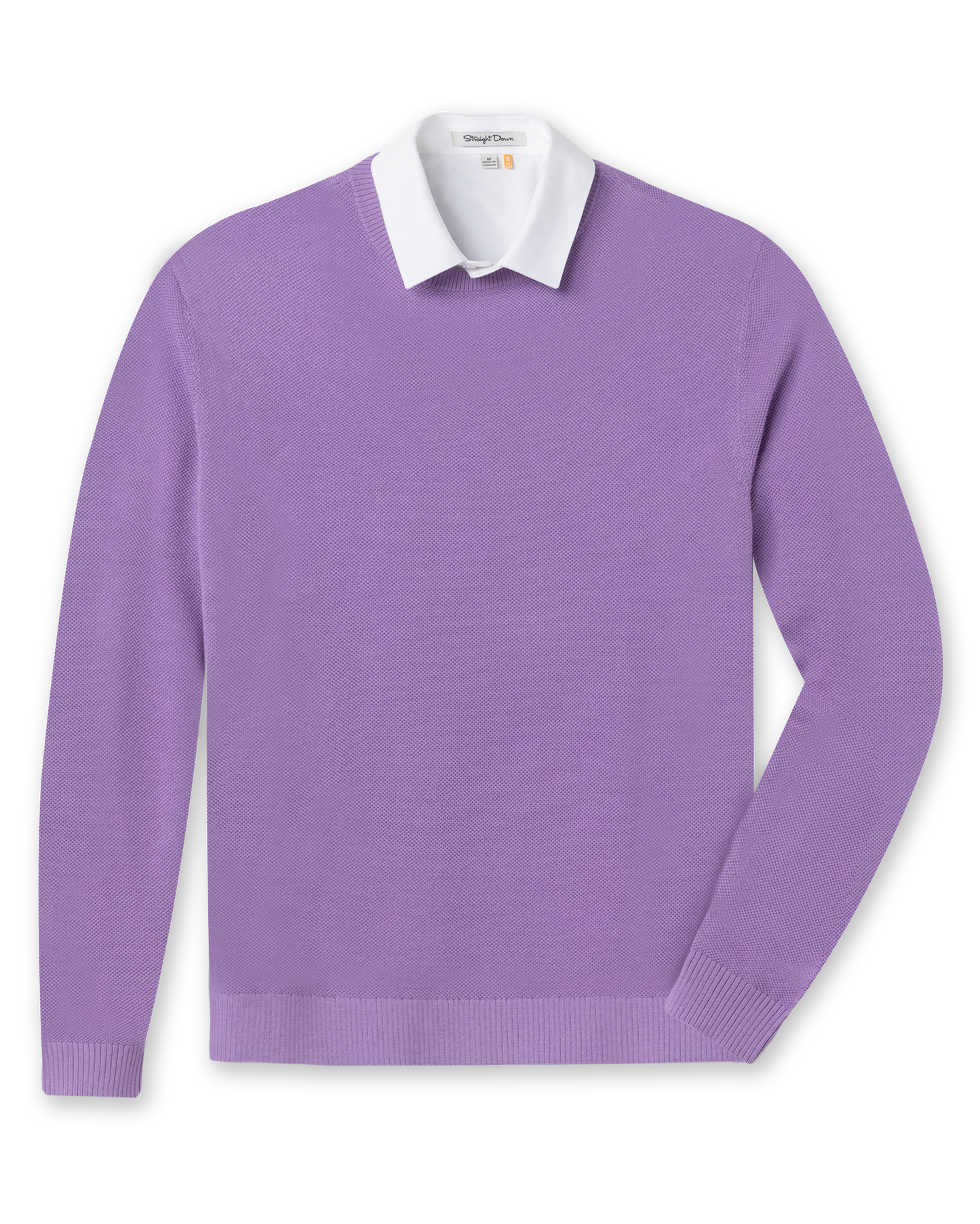 Straight Down Links Crewneck Sweater - Amethyst