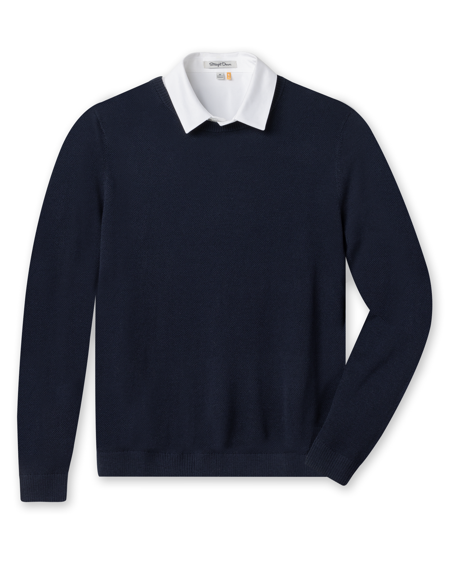 Straight Down Links Crewneck Sweater - New Indigo