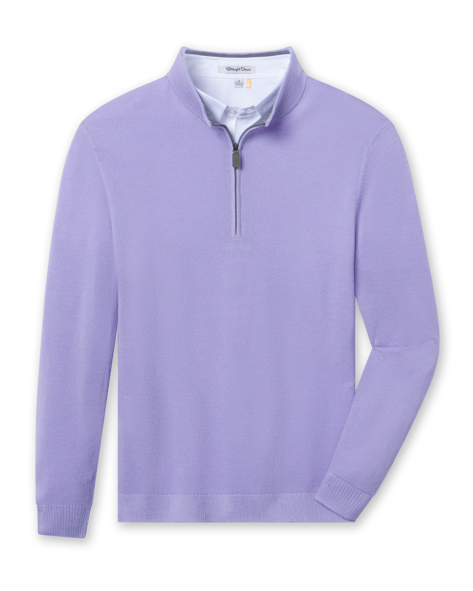 Straight Down St. Andrews Quarter Zip - Violet Heather