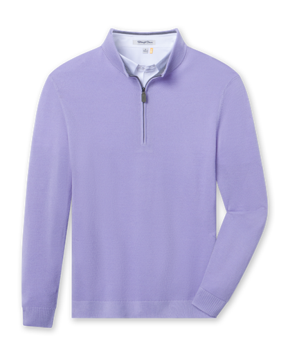Straight Down St. Andrews Quarter Zip - Violet Heather