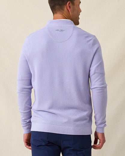 Straight Down St. Andrews Quarter Zip - Violet Heather