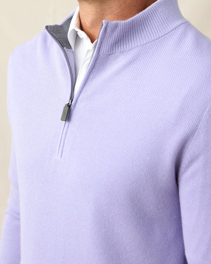 Straight Down St. Andrews Quarter Zip - Violet Heather