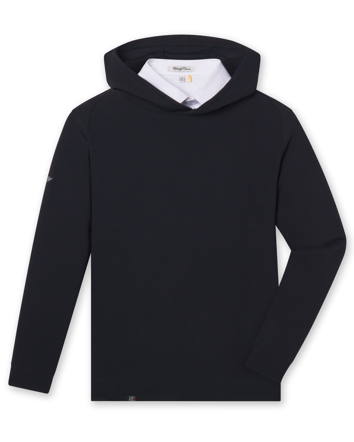 Straight Down Gridlock Hoodie - Black