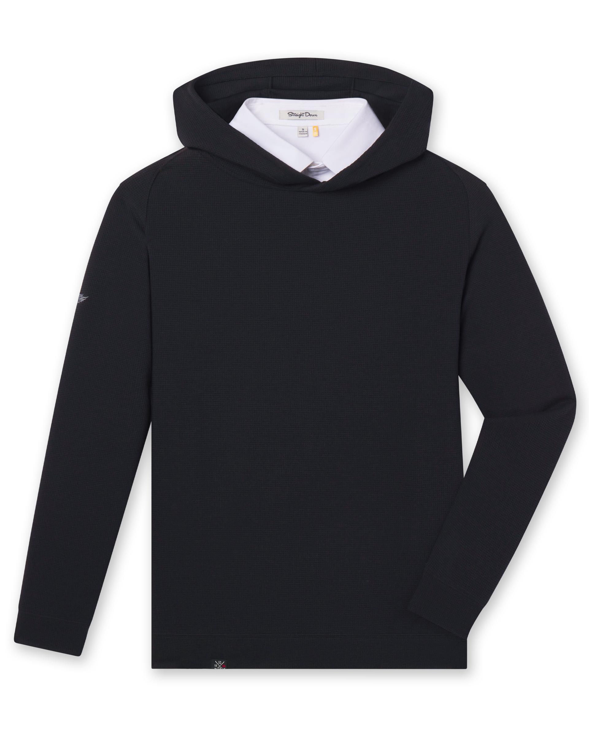 Straight Down Gridlock Hoodie - Black