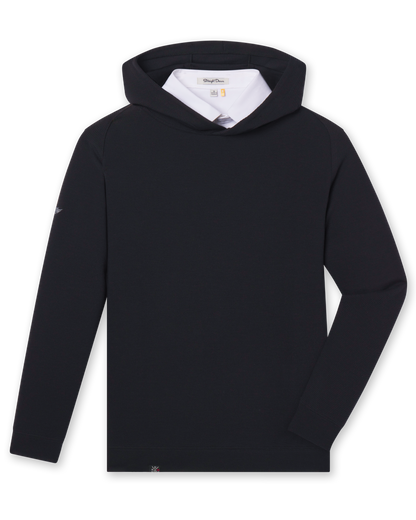 Straight Down Gridlock Hoodie - Black