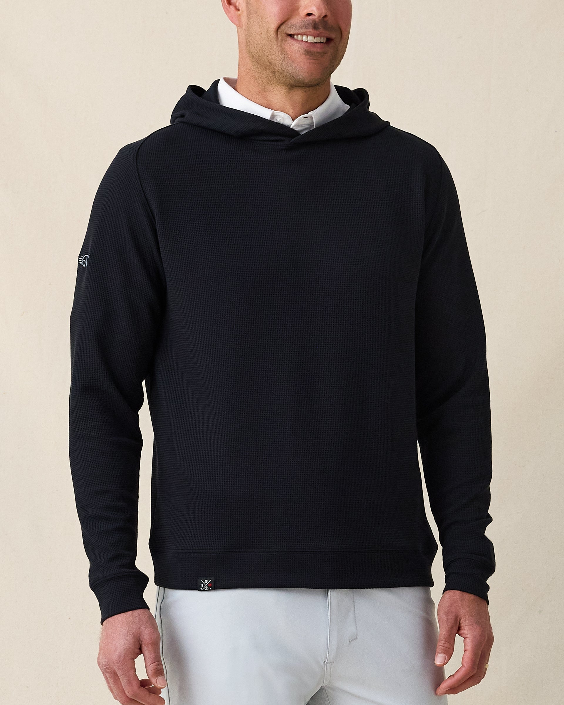 Straight Down Gridlock Hoodie - Black