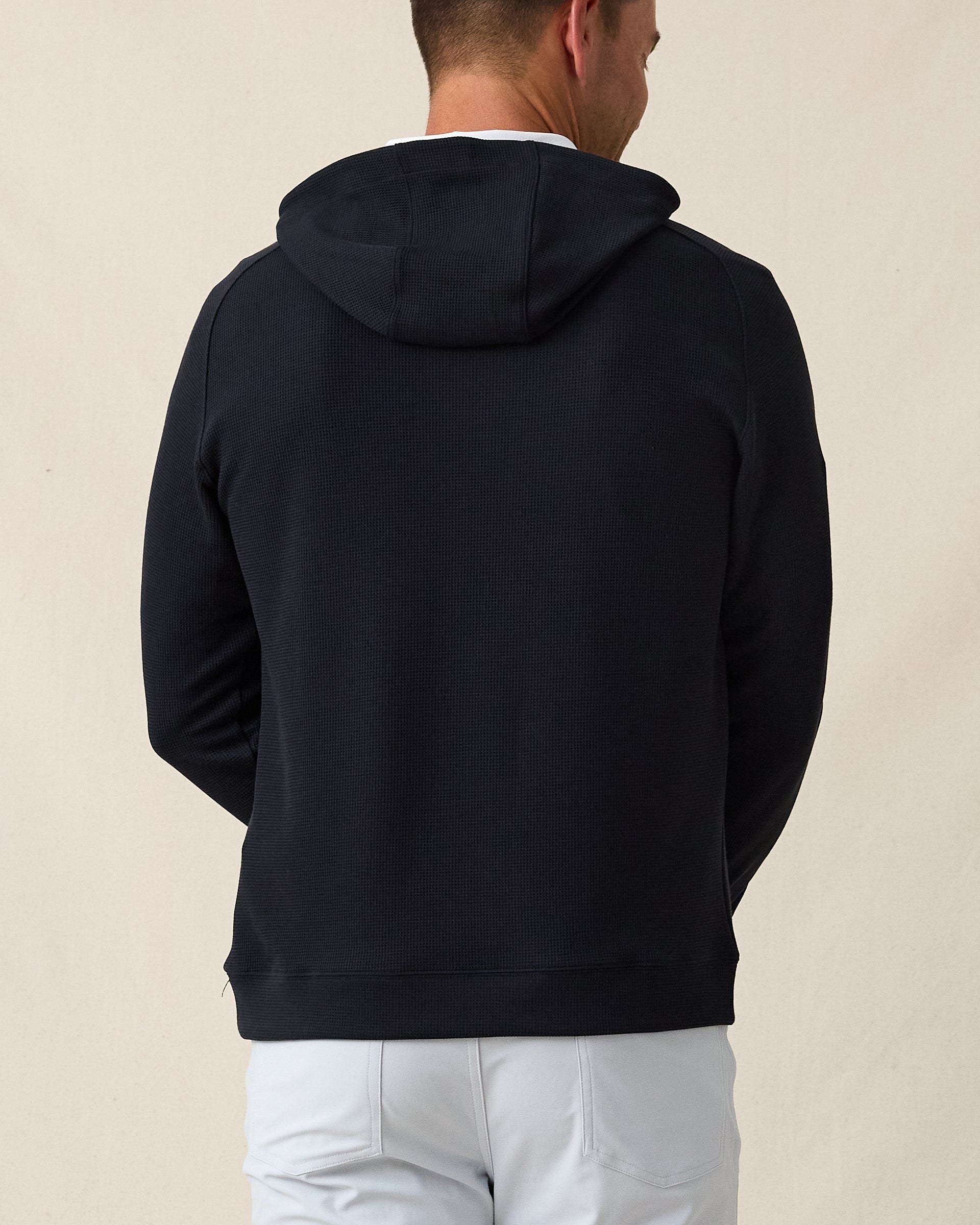 Straight Down Gridlock Hoodie - Black