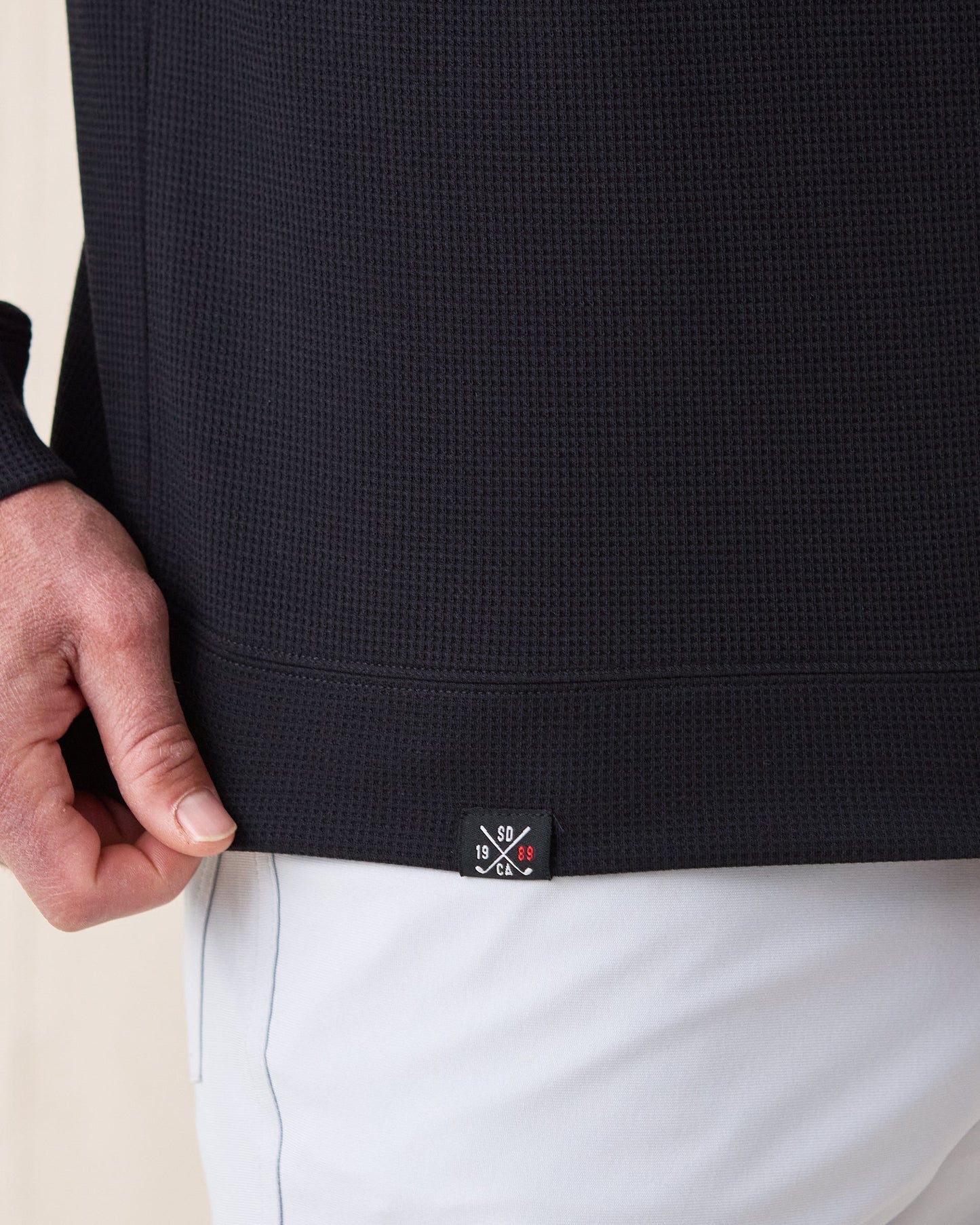 Straight Down Gridlock Hoodie - Black