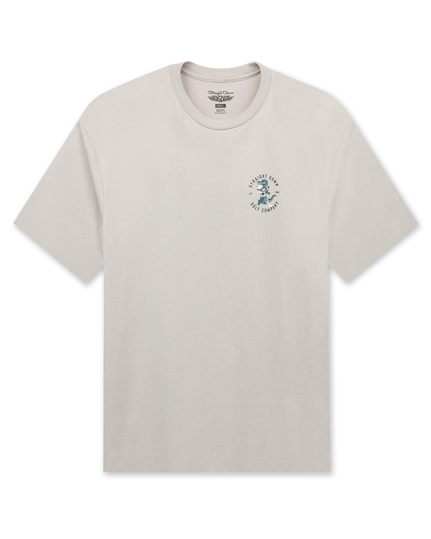 Straight Down Alligator Alley Tee - Light Grey