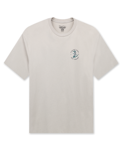 Straight Down Alligator Alley Tee - Light Grey