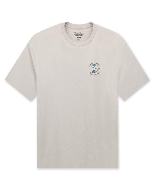 Straight Down Alligator Alley Tee - Light Grey