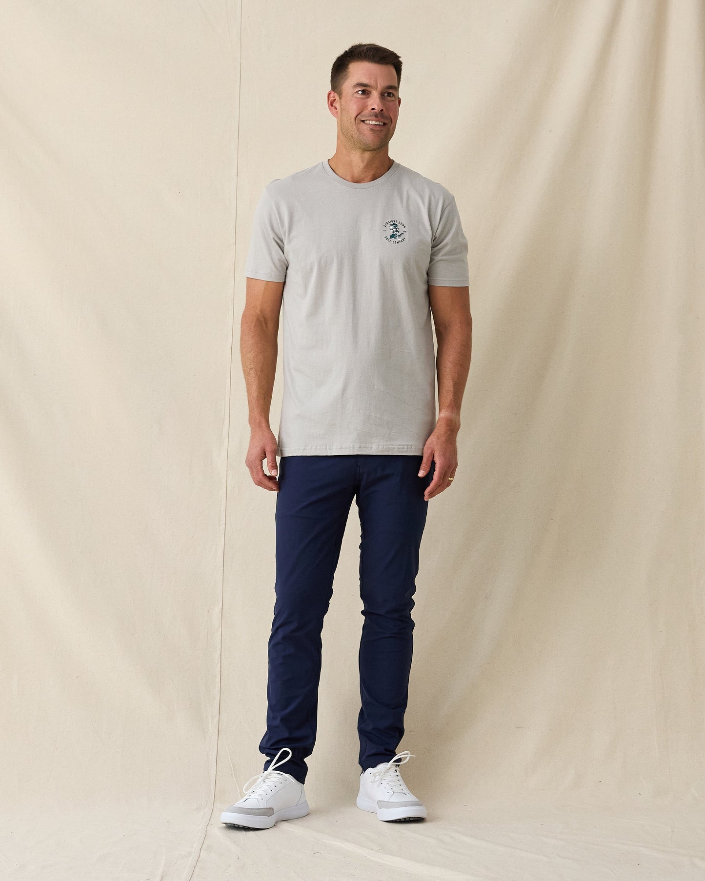 Straight Down Alligator Alley Tee - Light Grey