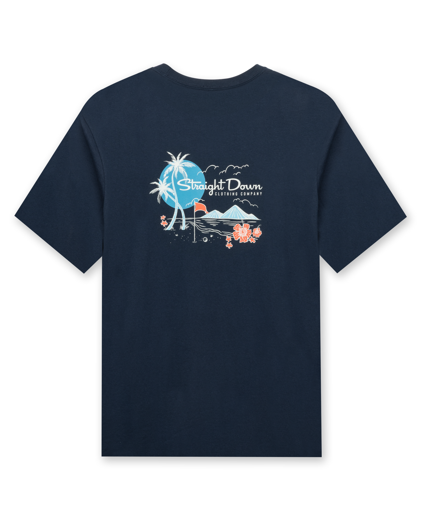 Straight Down Sand Trap Tee - Navy