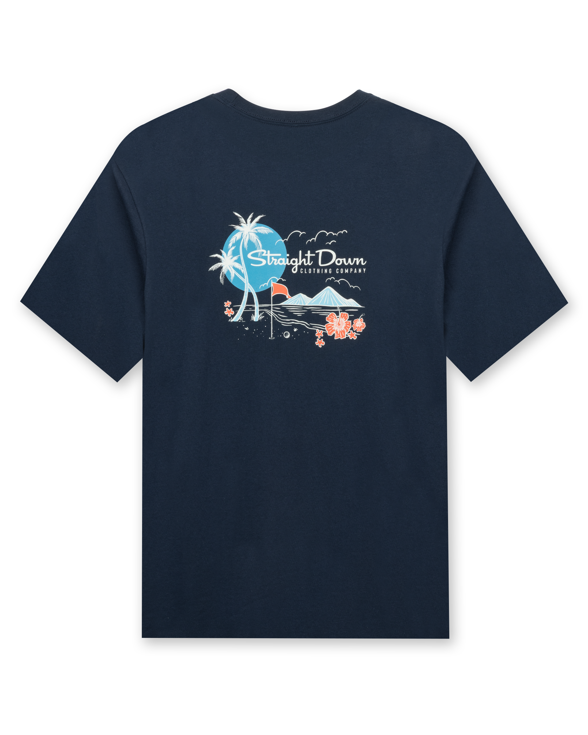 Straight Down Sand Trap Tee - Navy