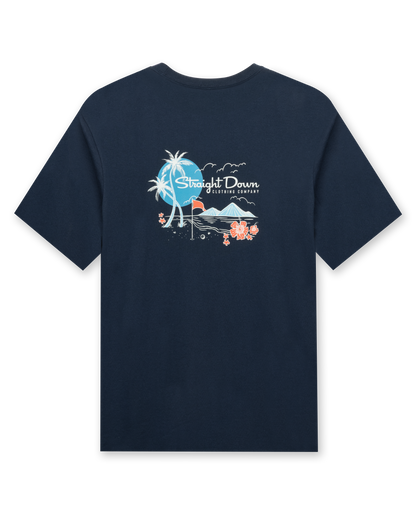 Straight Down Sand Trap Tee - Navy