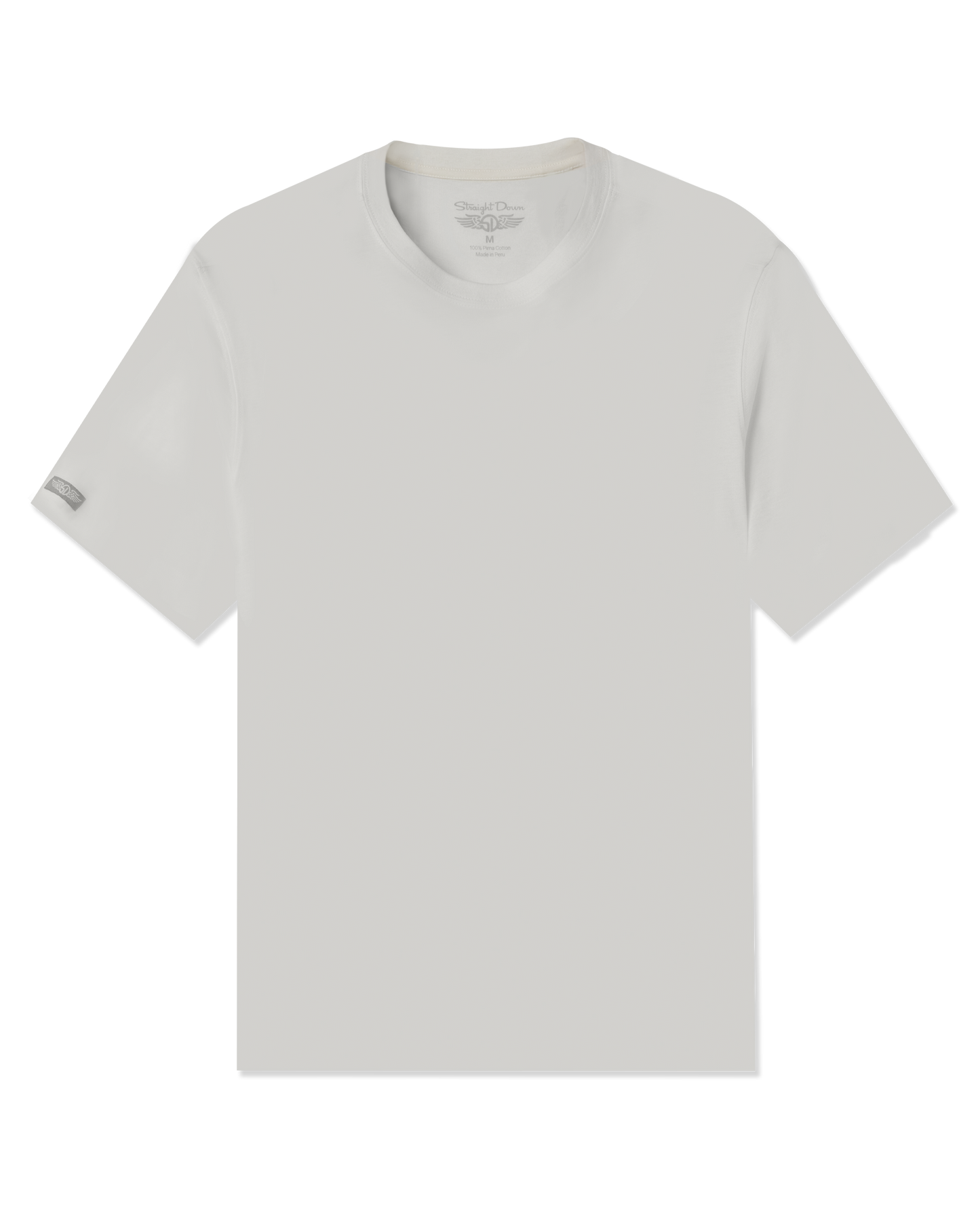 Straight Down Luxe Tee - Cream