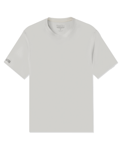 Straight Down Luxe Tee - Cream