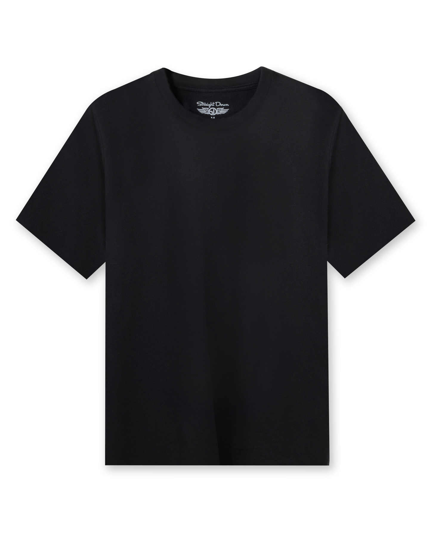 Straight Down Luxe Tee - Black