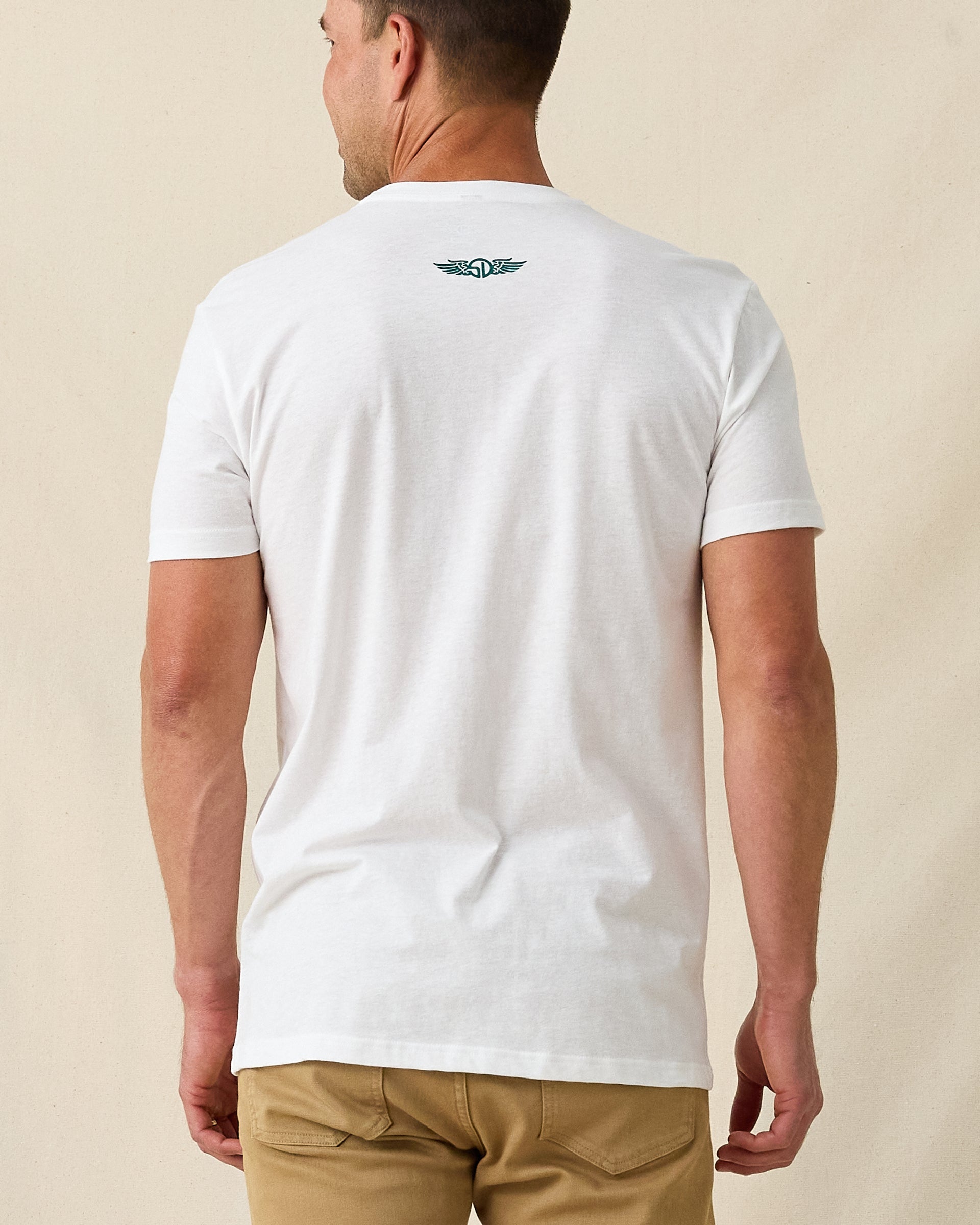 Straight Down Munch Tee - White