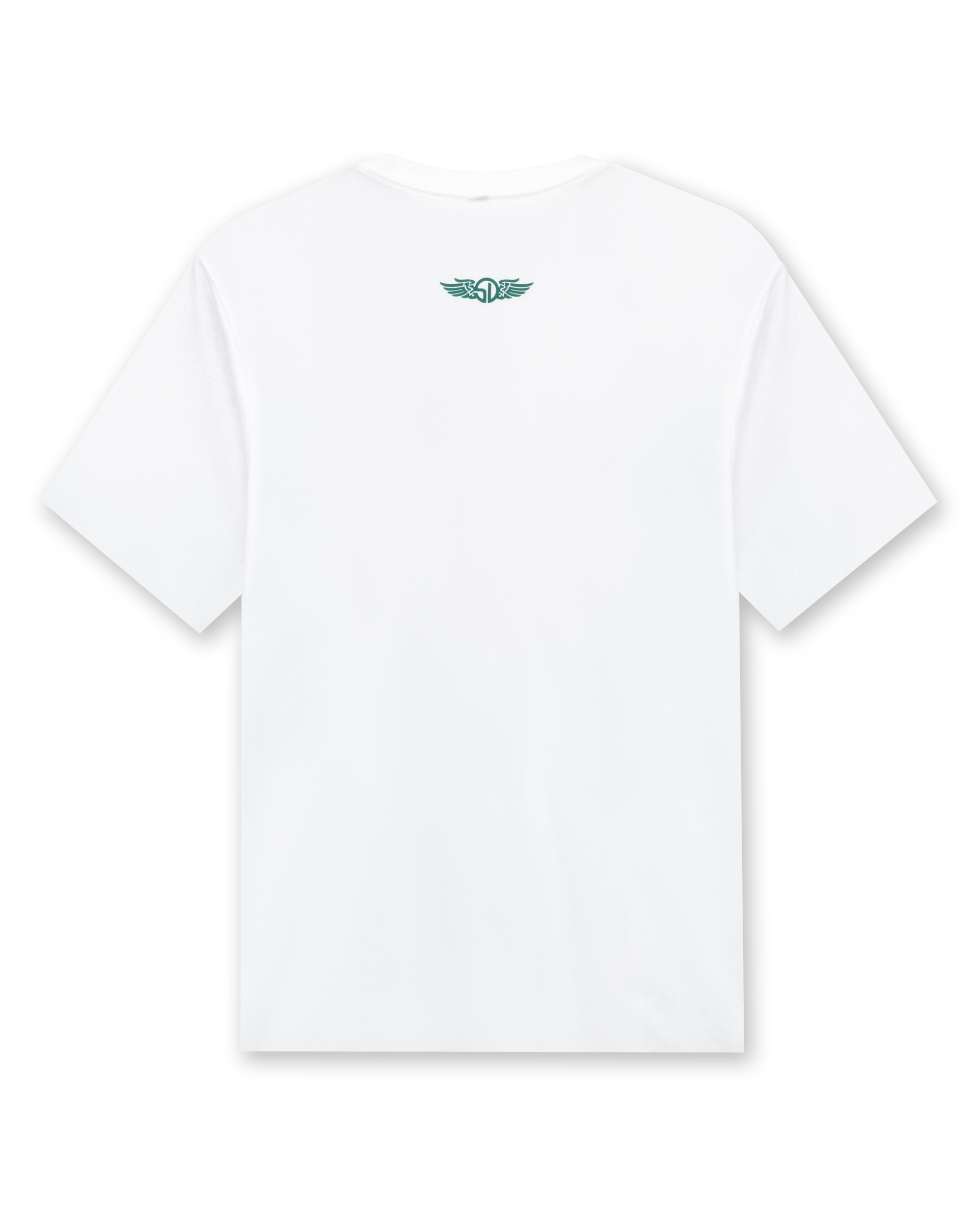 Straight Down Munch Tee - White