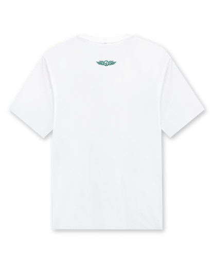 Straight Down Munch Tee - White