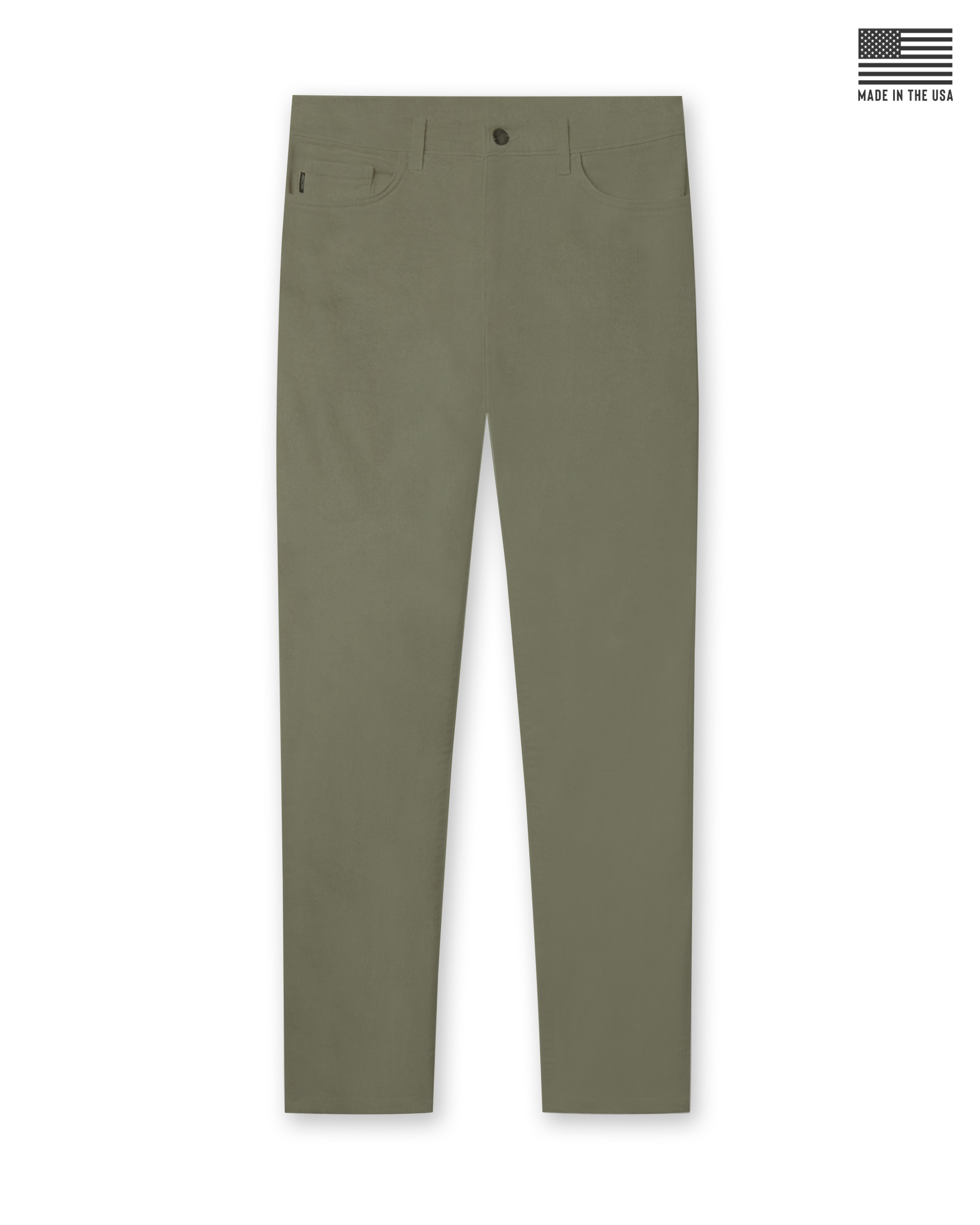 Straight Down Henderson 5 Pocket Pant - Moss