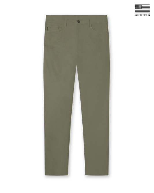 Straight Down Henderson 5 Pocket Pant - Moss