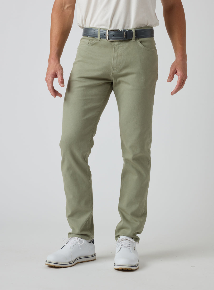 Straight Down Henderson 5 Pocket Pant - Moss