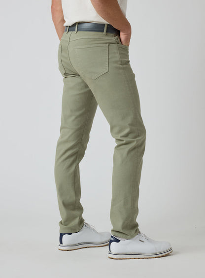 Straight Down Henderson 5 Pocket Pant - Moss