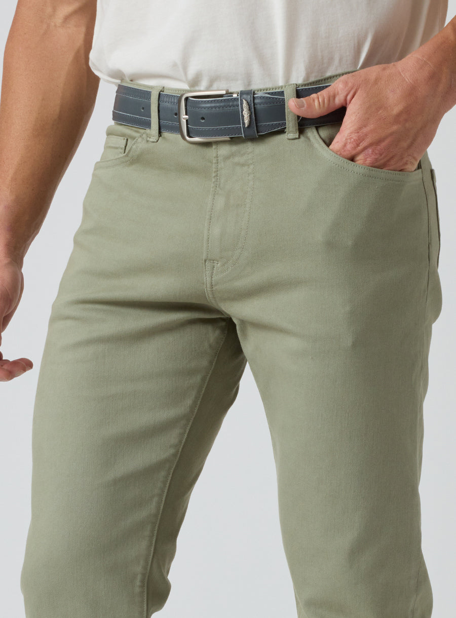 Straight Down Henderson 5 Pocket Pant - Moss